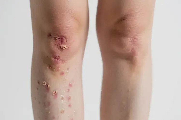 女性小腿上起濕疹能靠自己自愈嗎(圖3)