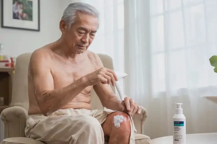 老年人大腿上有濕疹可以徹底自愈嗎(圖3)