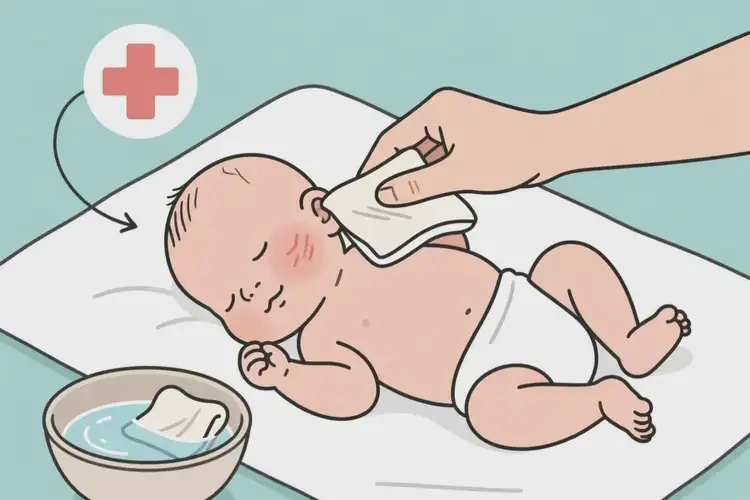 新生兒身上出濕疹能夠徹底治愈嗎(圖3)