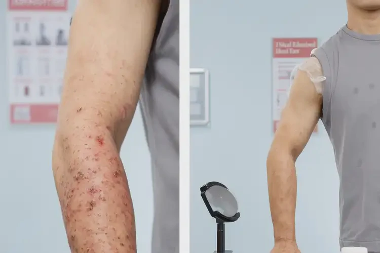 青年人屁股长湿疹不管它会自己好吗(图2)