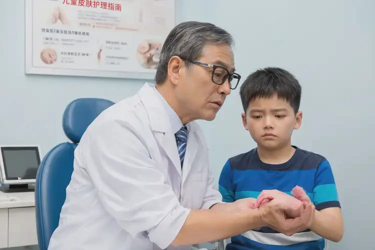 孩子手上有濕疹可不可以徹底自愈(圖2)