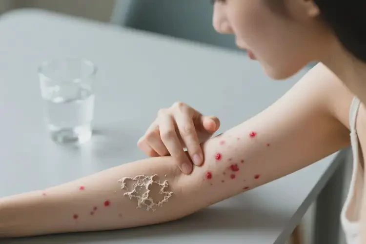 青年人身上經(jīng)常起濕疹不管它會(huì)自己自愈嗎(圖3)