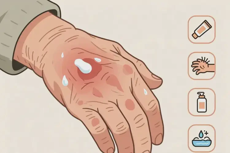 老人身上出濕疹可以徹底自愈嗎(圖3)