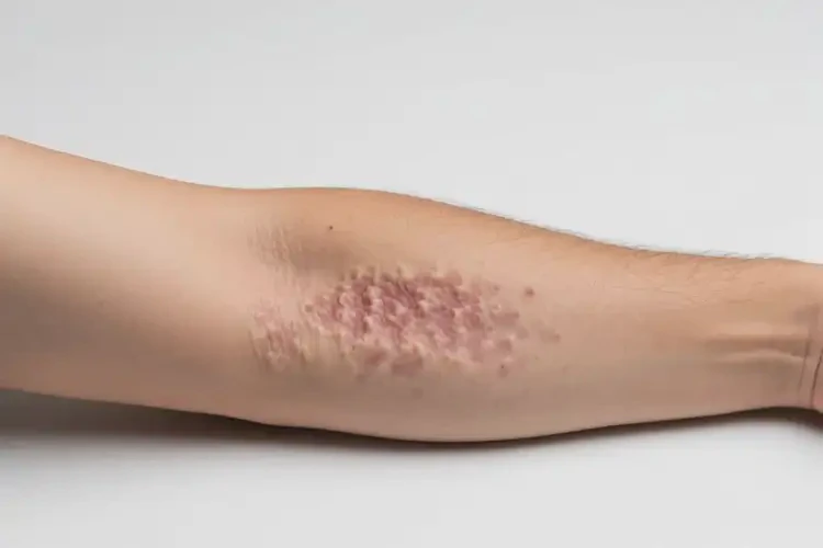 男人手臂偶爾起濕疹能不能根治(圖3)