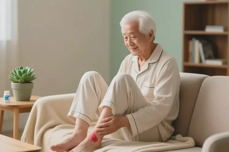 老人小腿上經(jīng)常長濕疹能徹底自愈嗎(圖4)