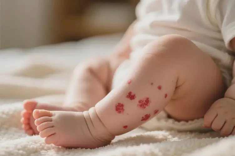 嬰幼兒小腿經(jīng)常長濕疹不管它會(huì)自己好嗎(圖3)