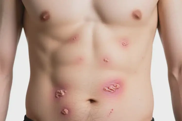 男人肚子起濕疹能不能根治(圖1)