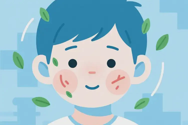 小孩面部出濕疹能徹底自愈嗎(圖2)