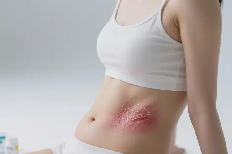 女人肚子出現(xiàn)濕疹能不能根治(圖3)