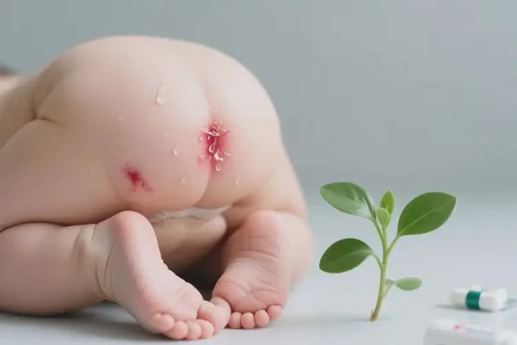 嬰兒肛周偶爾長濕疹可以徹底自愈嗎(圖1)