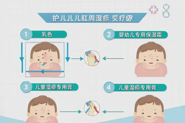 小兒肛周經(jīng)常長濕疹能夠徹底治愈嗎(圖3)