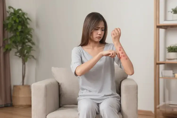 女生屁股上有湿疹不管它会自己自愈吗(图4)