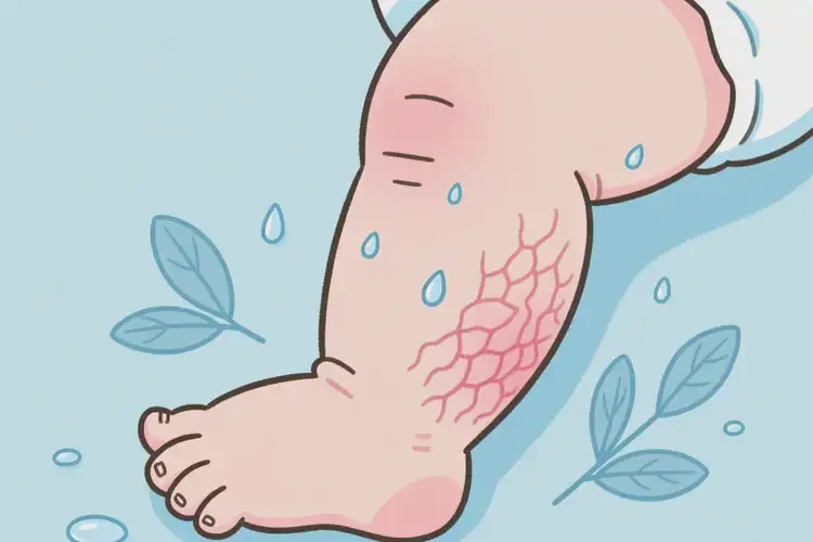 嬰兒大腿出現(xiàn)濕疹可不可以根治(圖2)