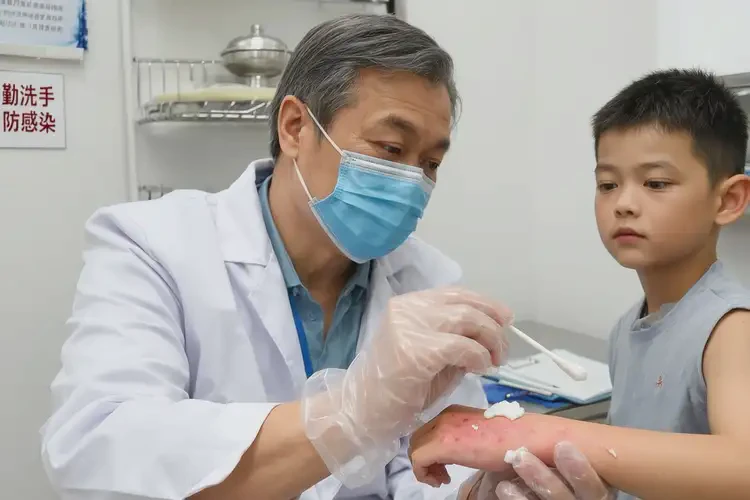 孩子手上容易起濕疹能夠徹底治愈嗎(圖3)