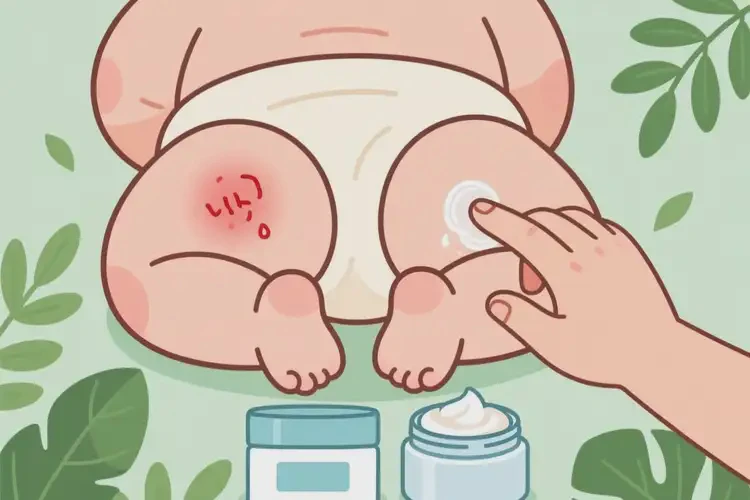 嬰兒屁股上偶爾起濕疹能夠徹底治愈嗎(圖3)