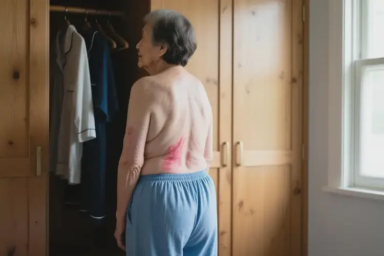 老年人屁股上有濕疹不管它會(huì)自己好嗎(圖1)