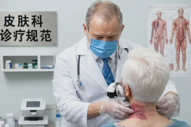 老年人脖子上有濕疹不管它會自己自愈嗎(圖3)