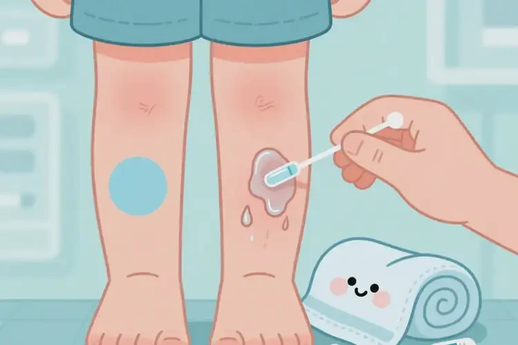 孩子小腿上出濕疹可不可以根治(圖2)