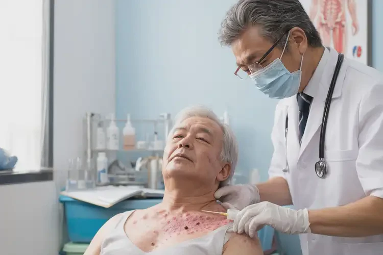 老年人脖子有湿疹不管它会自己好吗(图3)