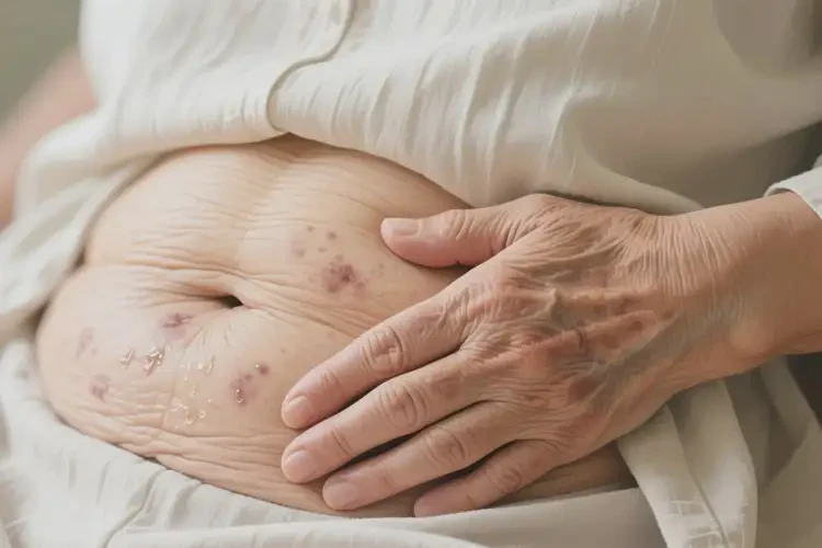 老年人肚子容易起濕疹能夠徹底治愈嗎(圖3)