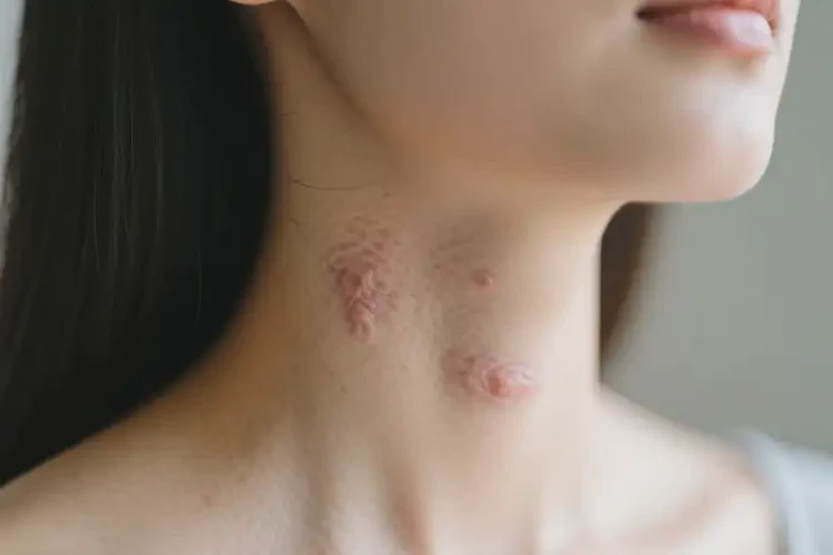 女人脖子上長濕疹能不能根治(圖4)