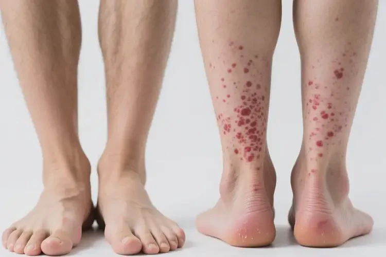 男性腳上容易起濕疹可以徹底自愈嗎(圖3)