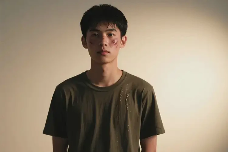 青年人臉上出現(xiàn)濕疹不管它會(huì)自己好嗎(圖1)