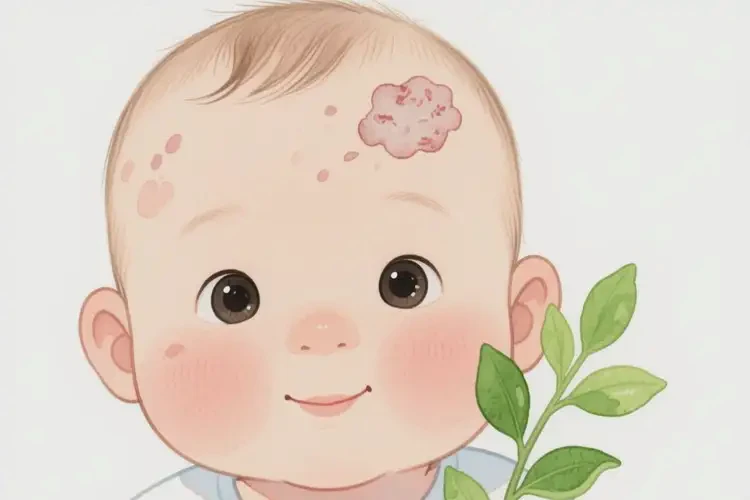 嬰幼兒面部容易長濕疹可不可以根治(圖1)