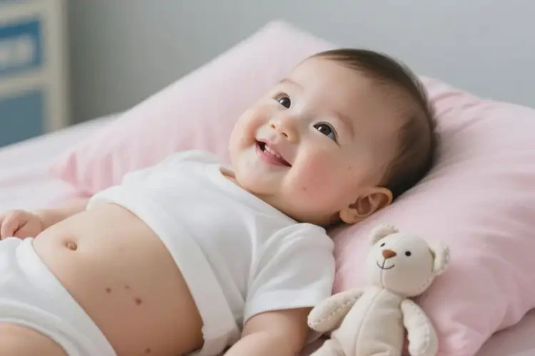 嬰幼兒肚子出現(xiàn)濕疹可不可以根治(圖2)