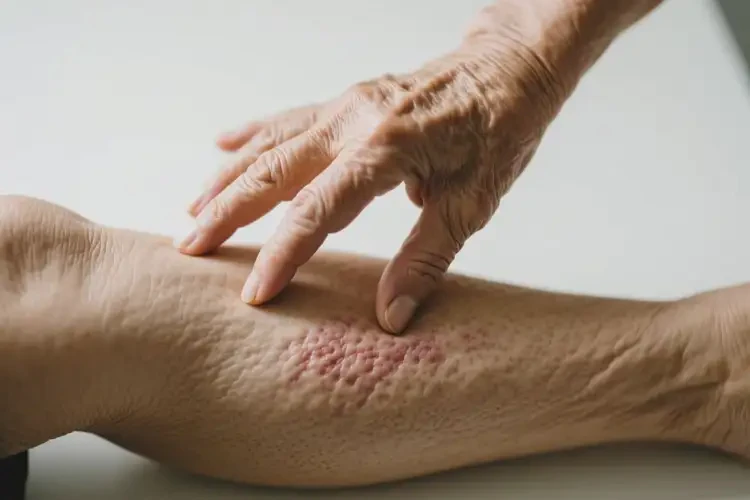 老人小腿起濕疹可不可以根治(圖2)