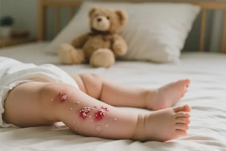 幼兒小腿容易起濕疹不管它會自己好嗎(圖1)