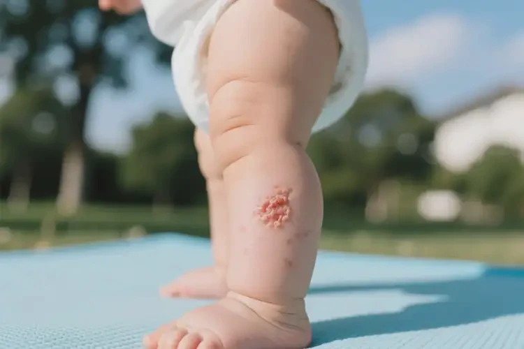 嬰兒小腿起濕疹可不可以根治(圖1)