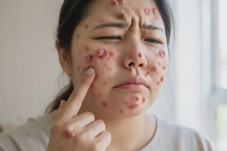 孕婦面部長(zhǎng)濕疹不管它會(huì)自己痊愈嗎(圖4)