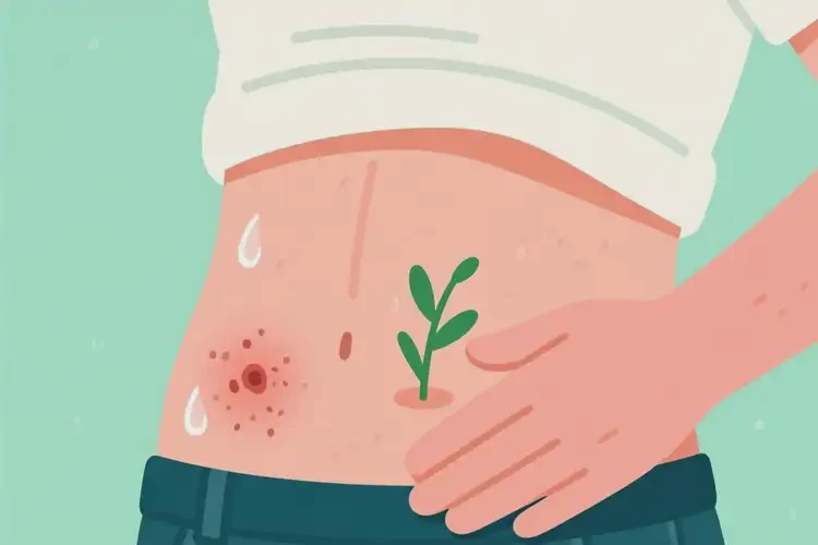 青年人肚子起濕疹可不可以徹底自愈(圖1)