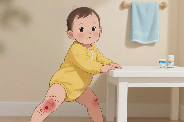 幼兒大腿上有濕疹不管它會自己痊愈嗎(圖2)