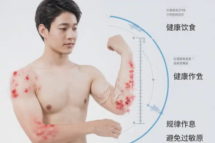 青年人手臂偶尔起湿疹可不可以彻底自愈(图1)