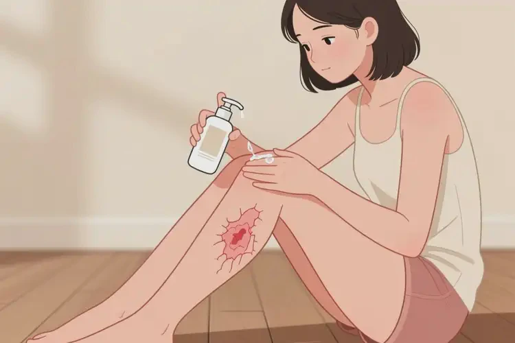 女生大腿容易長濕疹能夠徹底治愈嗎(圖1)