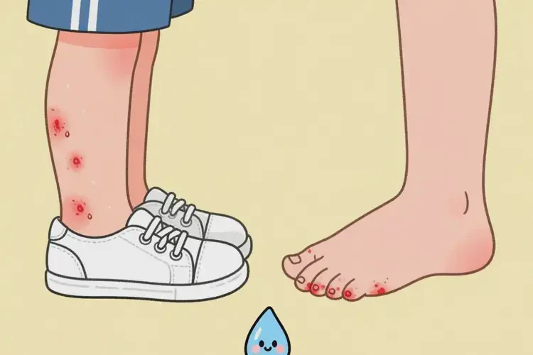 小學(xué)生腳上經(jīng)常起濕疹不管它會自己好嗎(圖3)