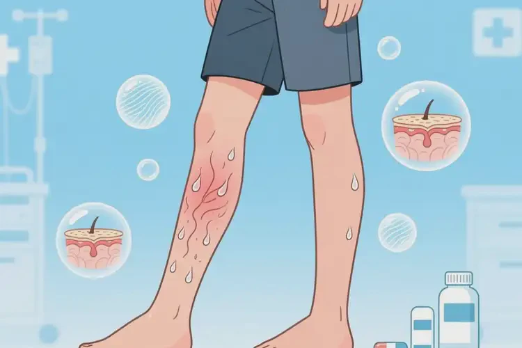 男人小腿容易起濕疹能不能根治(圖2)