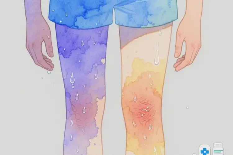 青年人四肢容易起濕疹不管它會自己痊愈嗎(圖1)