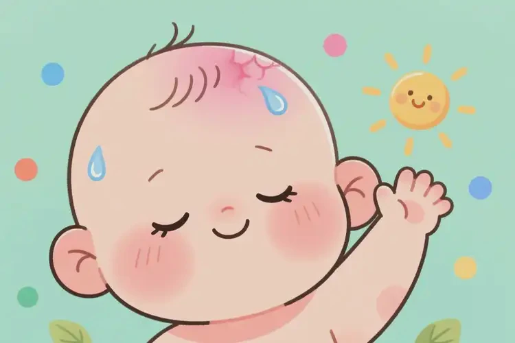 寶寶臉上容易起濕疹能徹底自愈嗎(圖1)