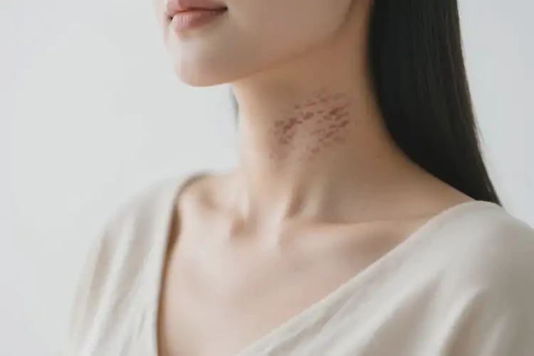 產(chǎn)婦脖子上經(jīng)常長濕疹不管它會自己好嗎(圖1)