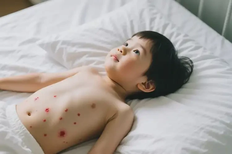 孩子肚子上有濕疹可不可以根治(圖2)