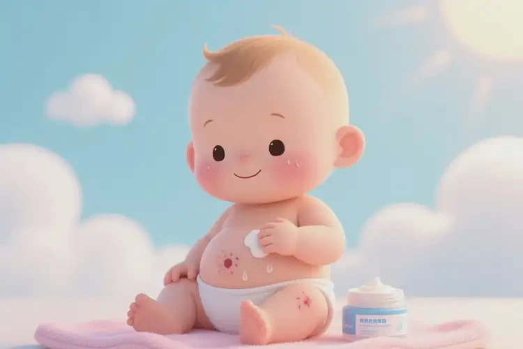 寶寶肚子出濕疹可不可以徹底自愈(圖4)