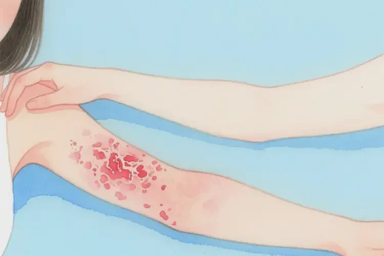 女生四肢起濕疹不管它會(huì)自己痊愈嗎(圖3)