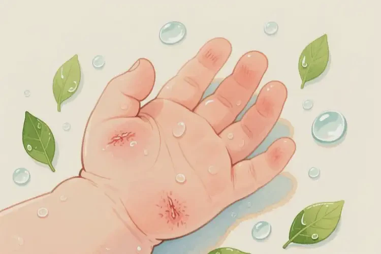 嬰兒身上有濕疹能靠自己自愈嗎(圖4)