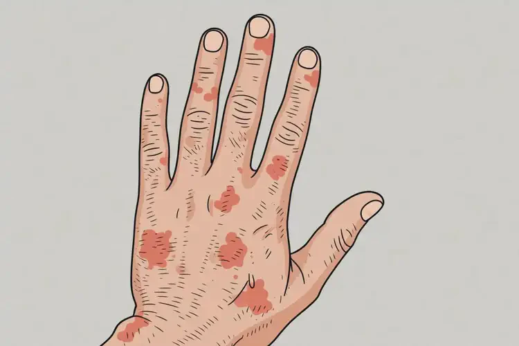 男生手上長(zhǎng)濕疹不管它會(huì)自己好嗎(圖4)