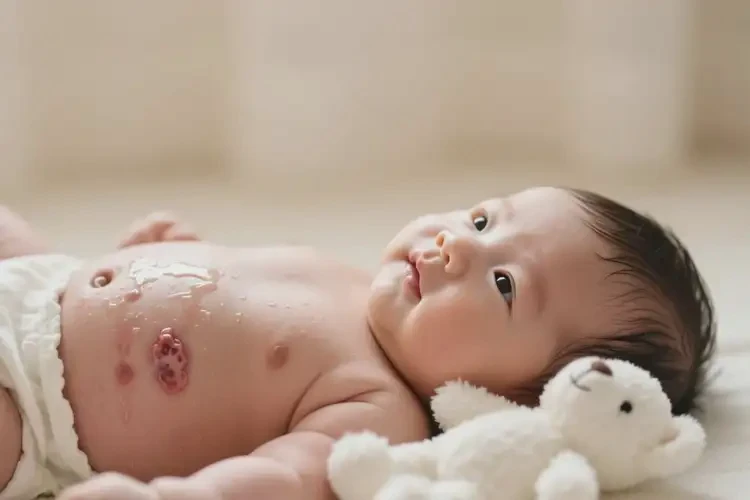 嬰兒肚子經(jīng)常長濕疹可不可以根治(圖2)