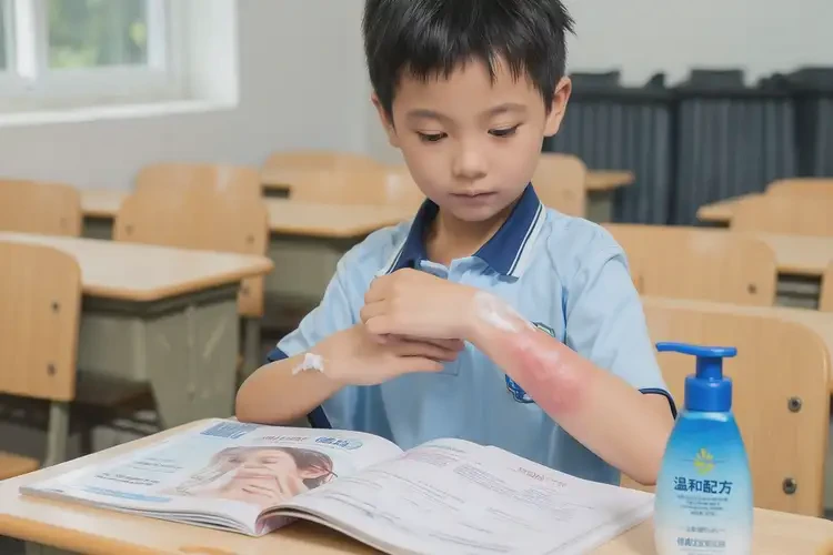 小學(xué)生手臂長濕疹能夠徹底治愈嗎(圖2)