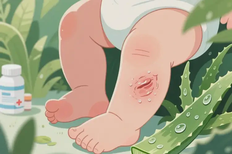 嬰兒大腿上有濕疹可以徹底自愈嗎(圖4)